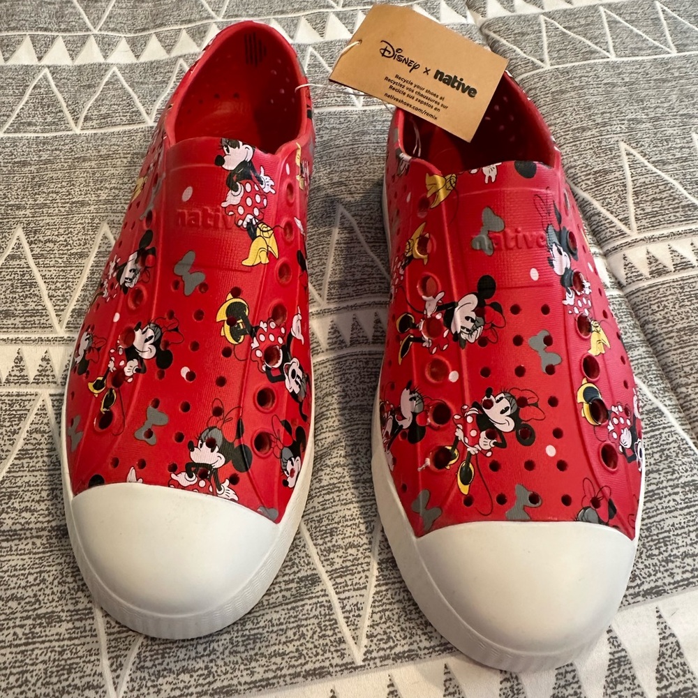 Native Shoes Red and Blue Sneakers